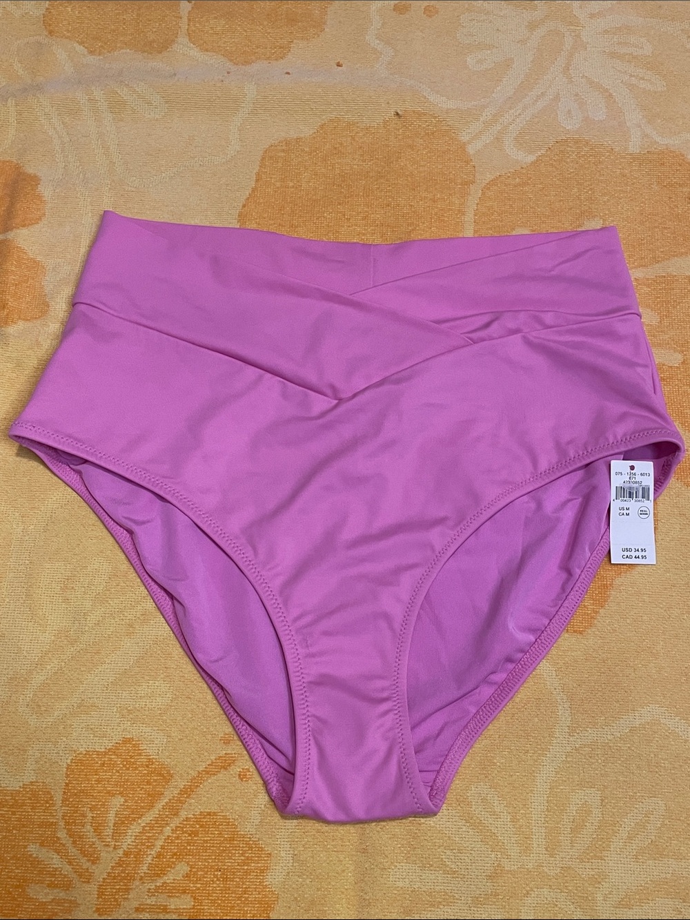 aerie Pink High-Waist Bikini Bottoms